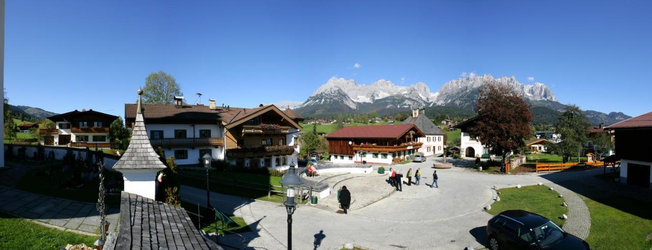 Gaestehaus Brantlhof Zimmer Und Ferienwohnungen In Going Am Wilden Kaiser Eksteriør billede